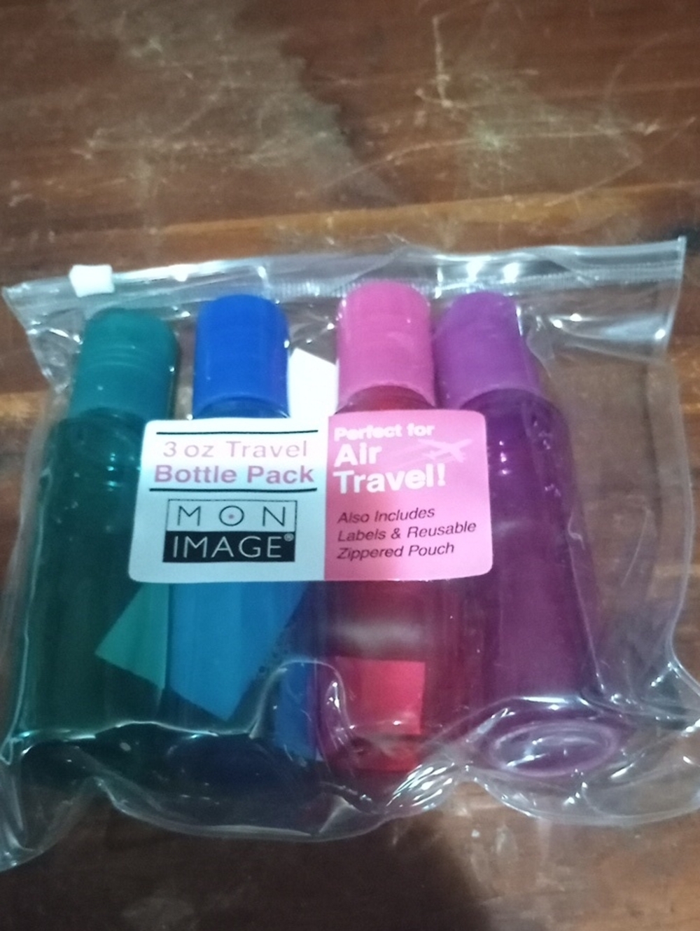Mon Image 3 oz Travel Bottle Pack - Multicolor